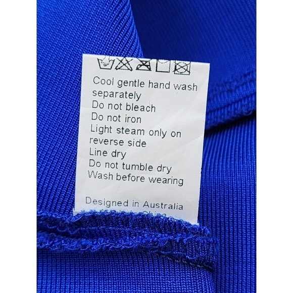 Elliatt Kim Bodycon Cobalt Blue Sleeveless Corset Midi Dress Women's Size XS - Picture 11 of 12